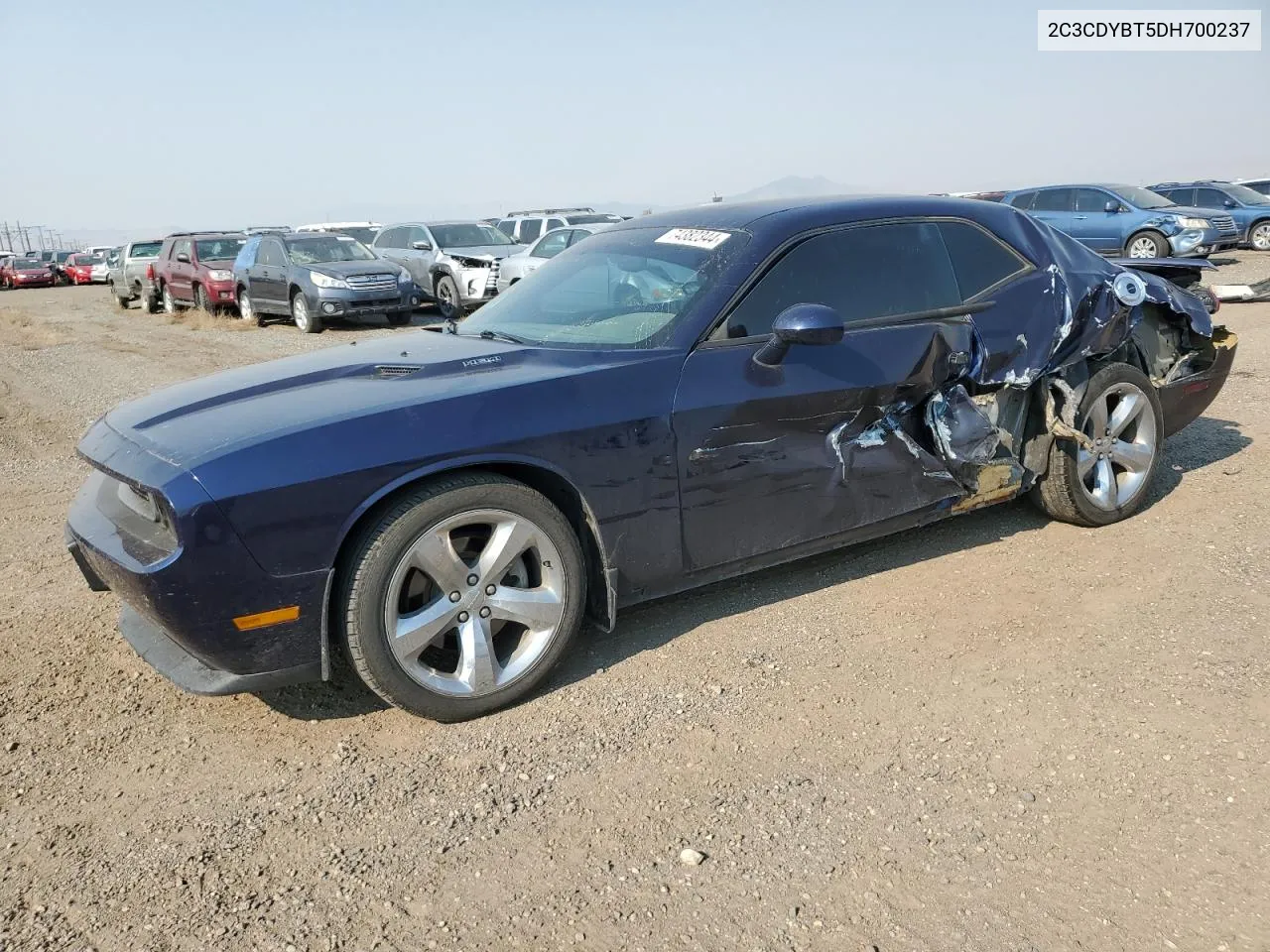 2013 Dodge Challenger R/T VIN: 2C3CDYBT5DH700237 Lot: 74382344