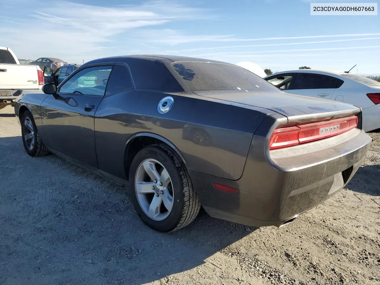 2013 Dodge Challenger Sxt VIN: 2C3CDYAG0DH607663 Lot: 75195794