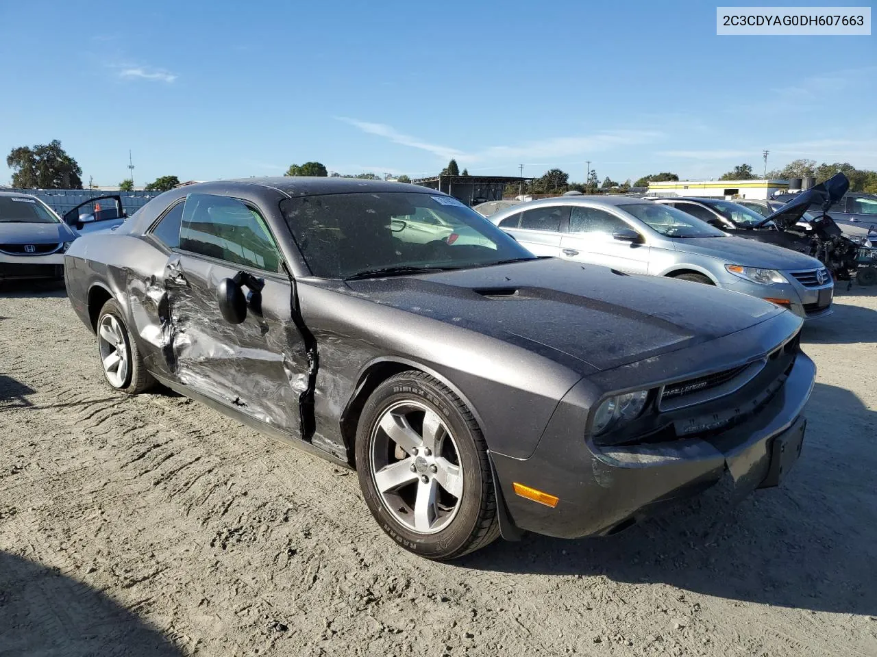 2013 Dodge Challenger Sxt VIN: 2C3CDYAG0DH607663 Lot: 75195794