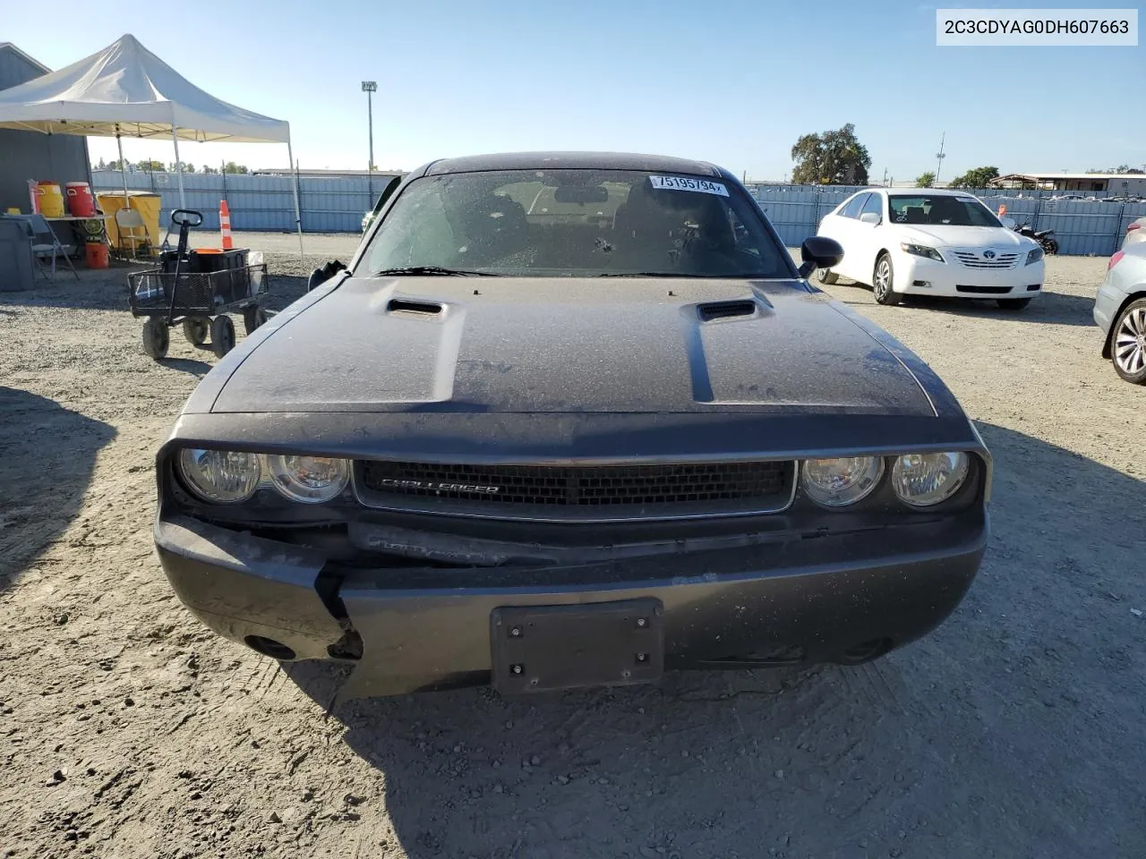 2013 Dodge Challenger Sxt VIN: 2C3CDYAG0DH607663 Lot: 75195794