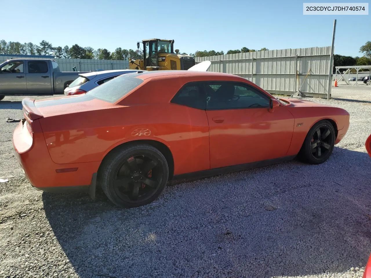 2013 Dodge Challenger Srt-8 VIN: 2C3CDYCJ7DH740574 Lot: 75485104