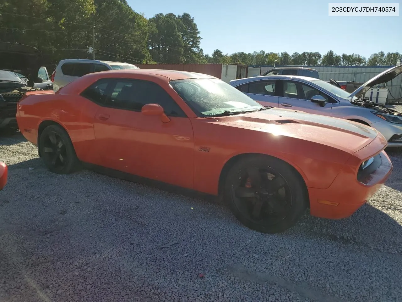 2013 Dodge Challenger Srt-8 VIN: 2C3CDYCJ7DH740574 Lot: 75485104