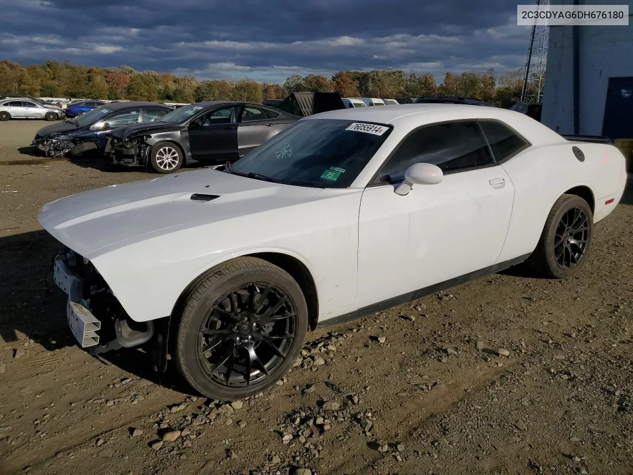 2013 Dodge Challenger Sxt VIN: 2C3CDYAG6DH676180 Lot: 76055914