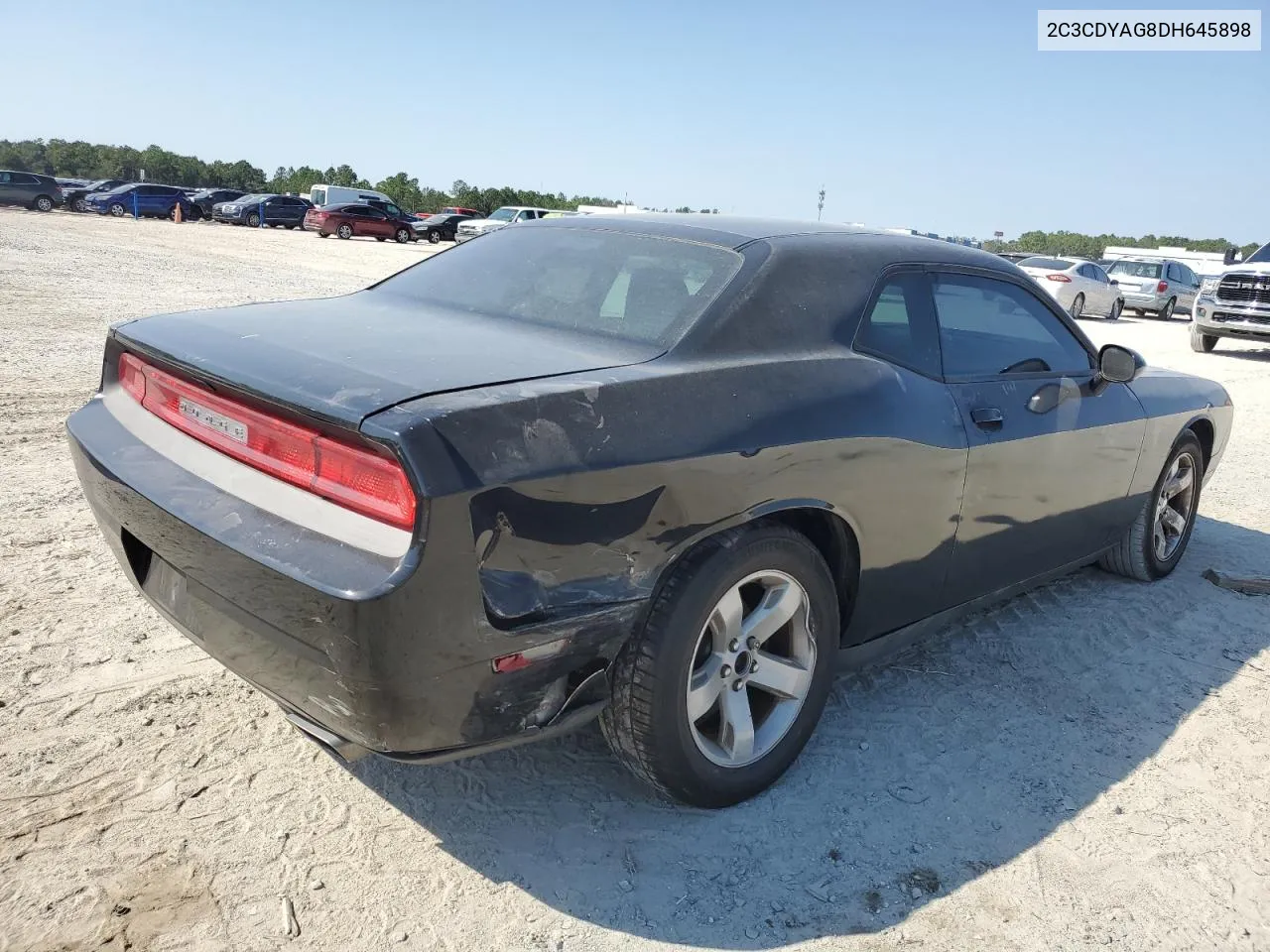 2013 Dodge Challenger Sxt VIN: 2C3CDYAG8DH645898 Lot: 76301874