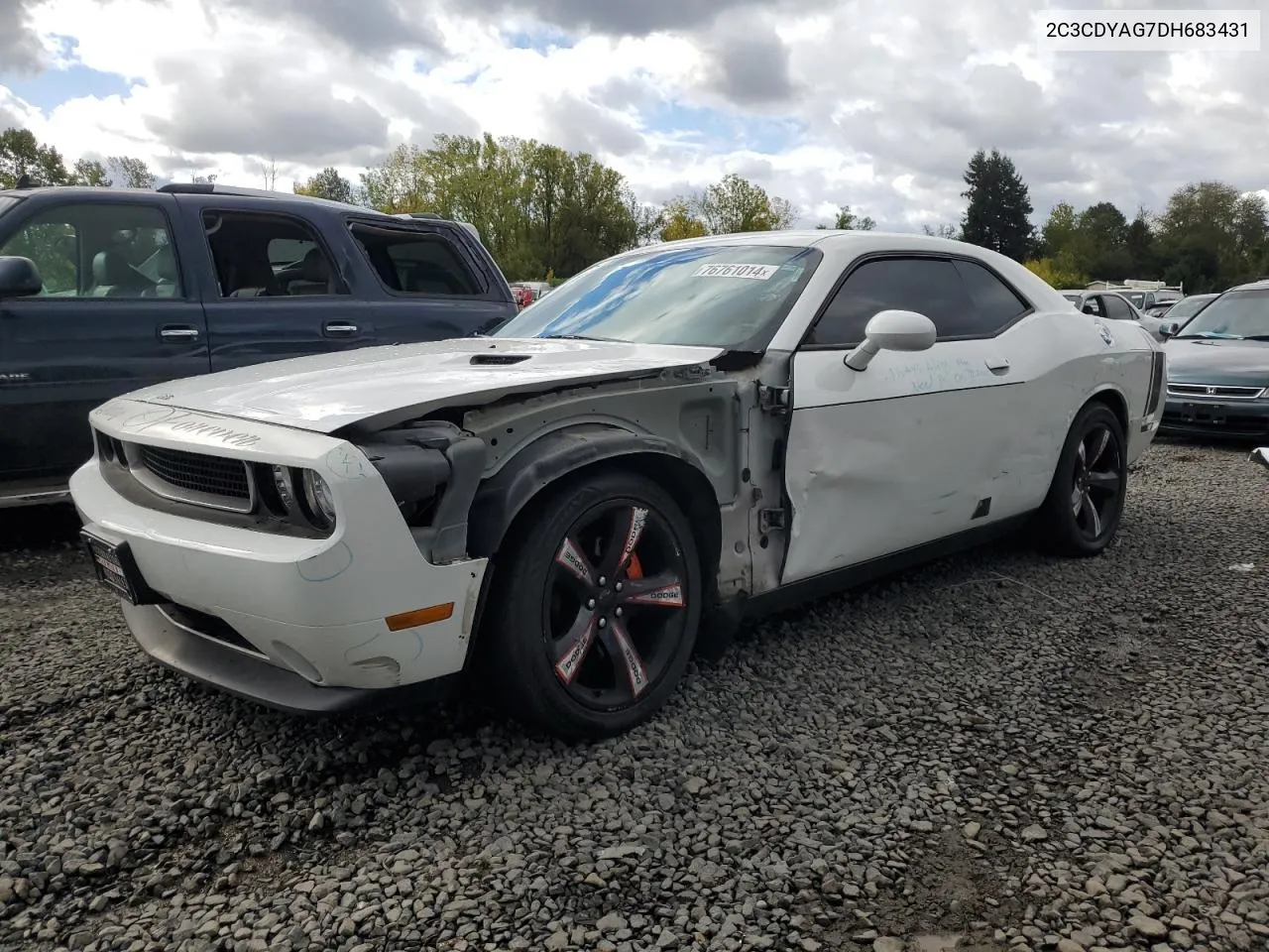 2013 Dodge Challenger Sxt VIN: 2C3CDYAG7DH683431 Lot: 76761014