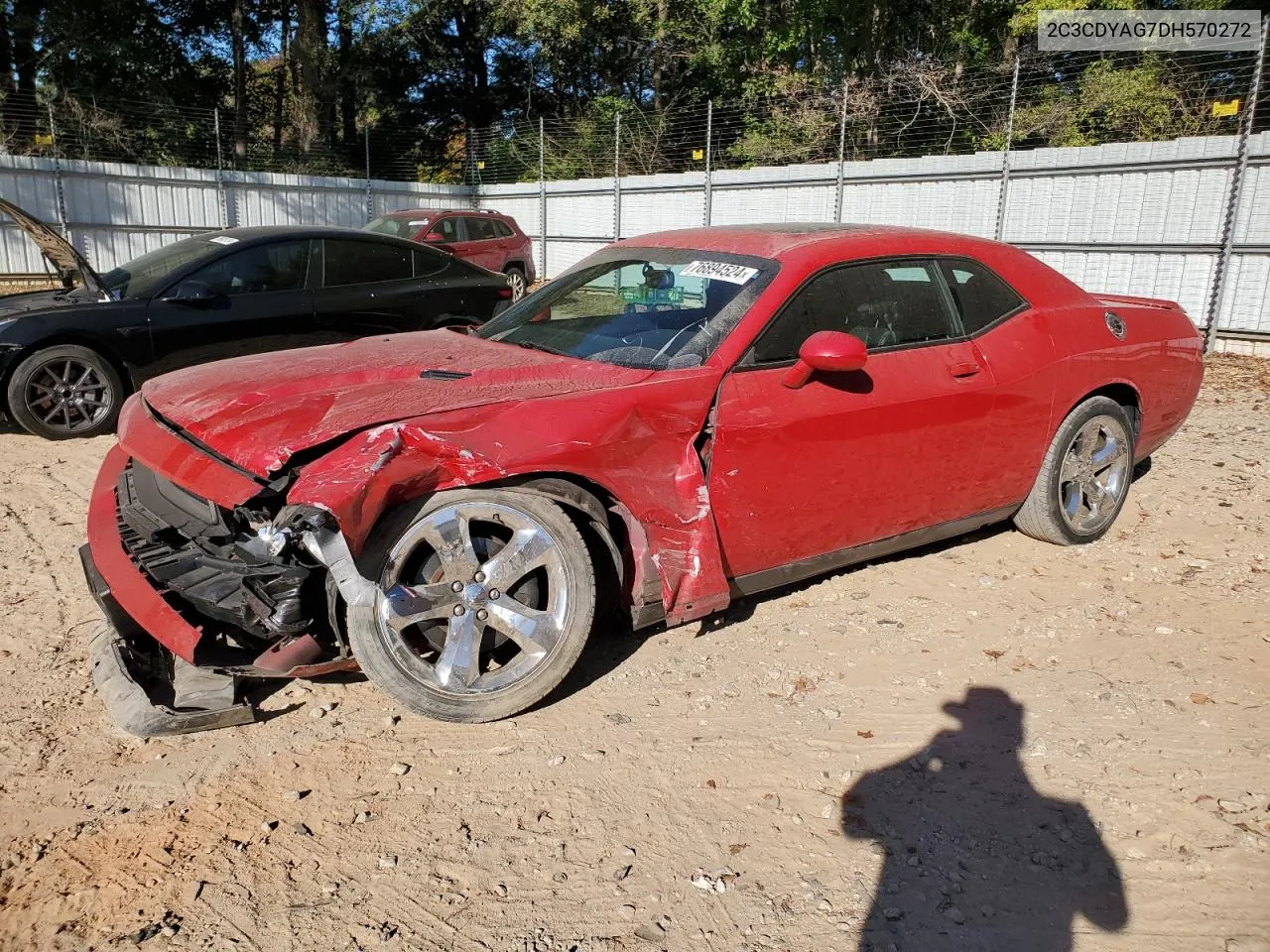 2013 Dodge Challenger Sxt VIN: 2C3CDYAG7DH570272 Lot: 76894524