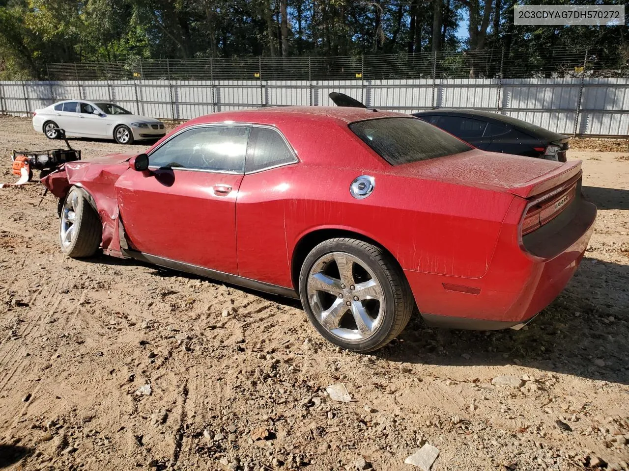 2C3CDYAG7DH570272 2013 Dodge Challenger Sxt