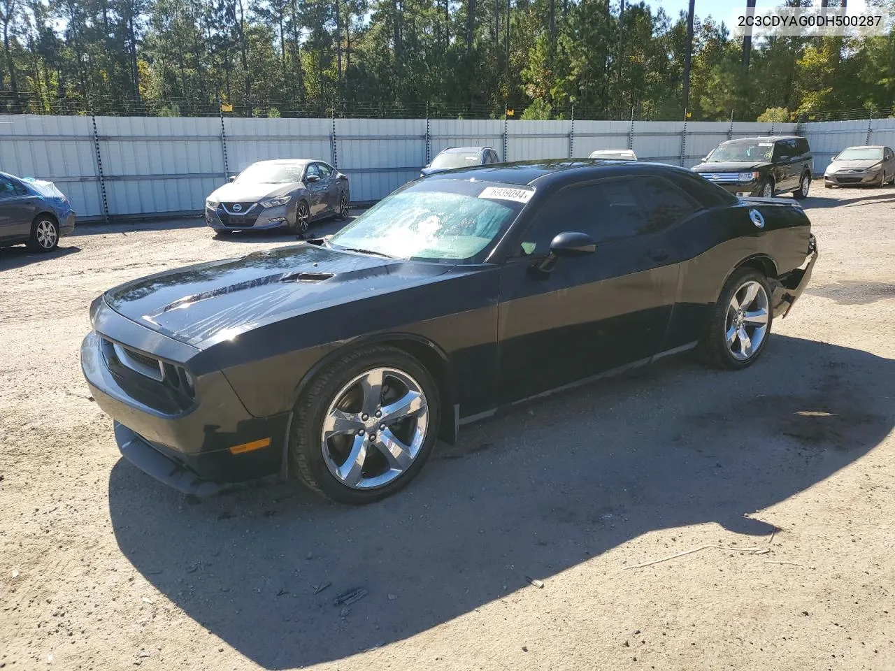 2C3CDYAG0DH500287 2013 Dodge Challenger Sxt