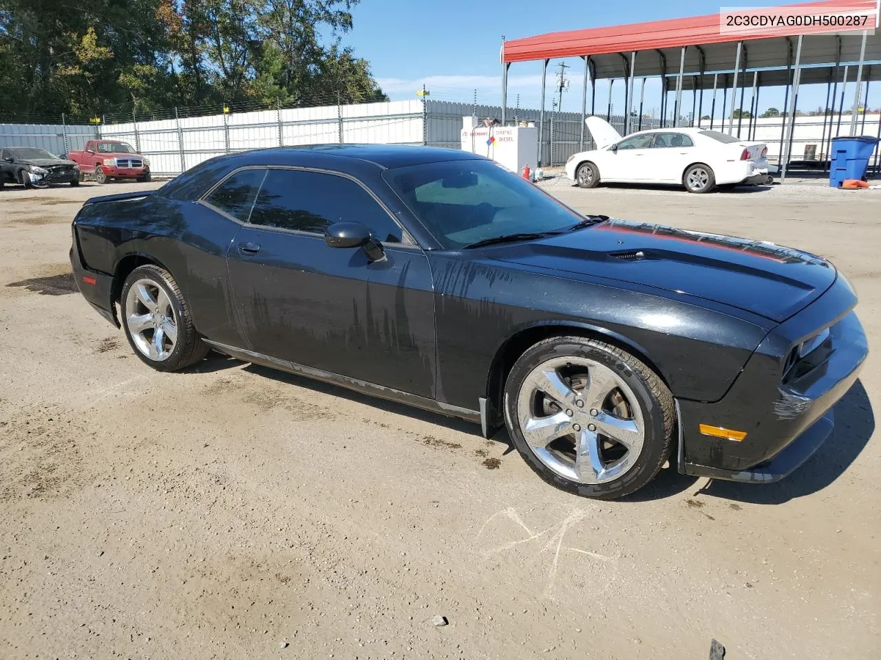 2013 Dodge Challenger Sxt VIN: 2C3CDYAG0DH500287 Lot: 76939094