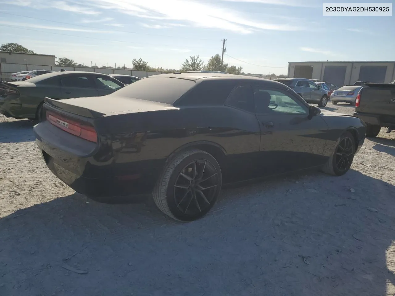 2C3CDYAG2DH530925 2013 Dodge Challenger Sxt