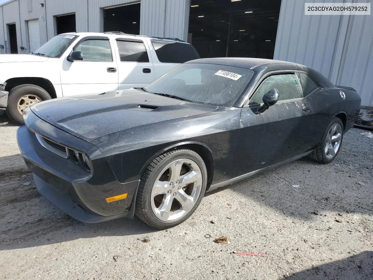 2013 Dodge Challenger Sxt VIN: 2C3CDYAG2DH579252 Lot: 77498104