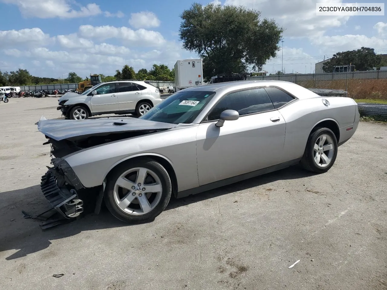 2013 Dodge Challenger Sxt VIN: 2C3CDYAG8DH704836 Lot: 78391164