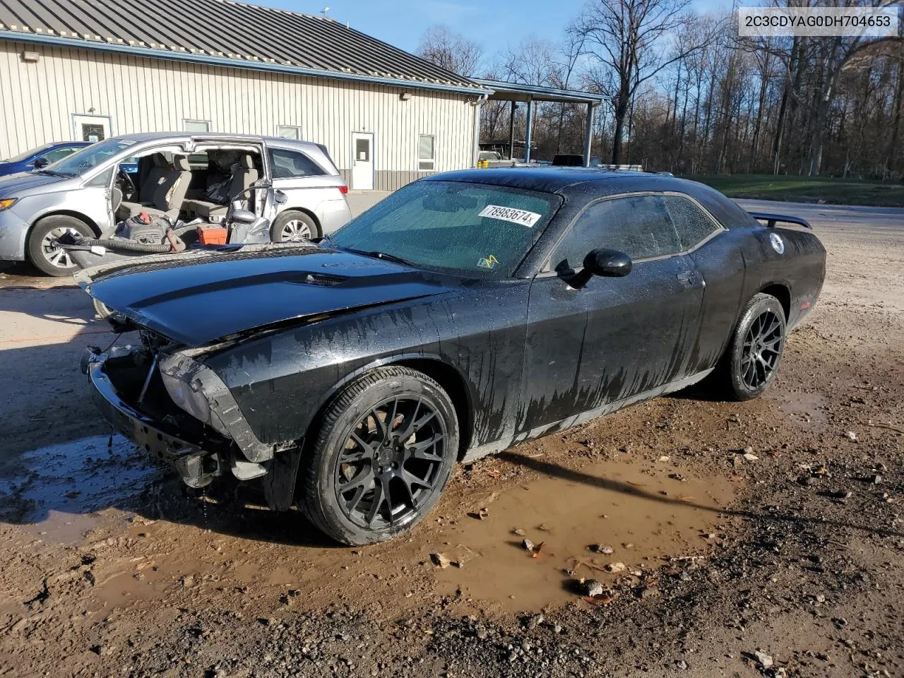 2013 Dodge Challenger Sxt VIN: 2C3CDYAG0DH704653 Lot: 78983674