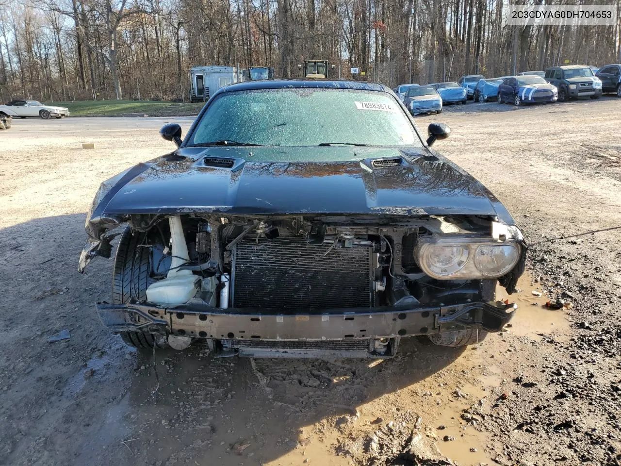 2013 Dodge Challenger Sxt VIN: 2C3CDYAG0DH704653 Lot: 78983674