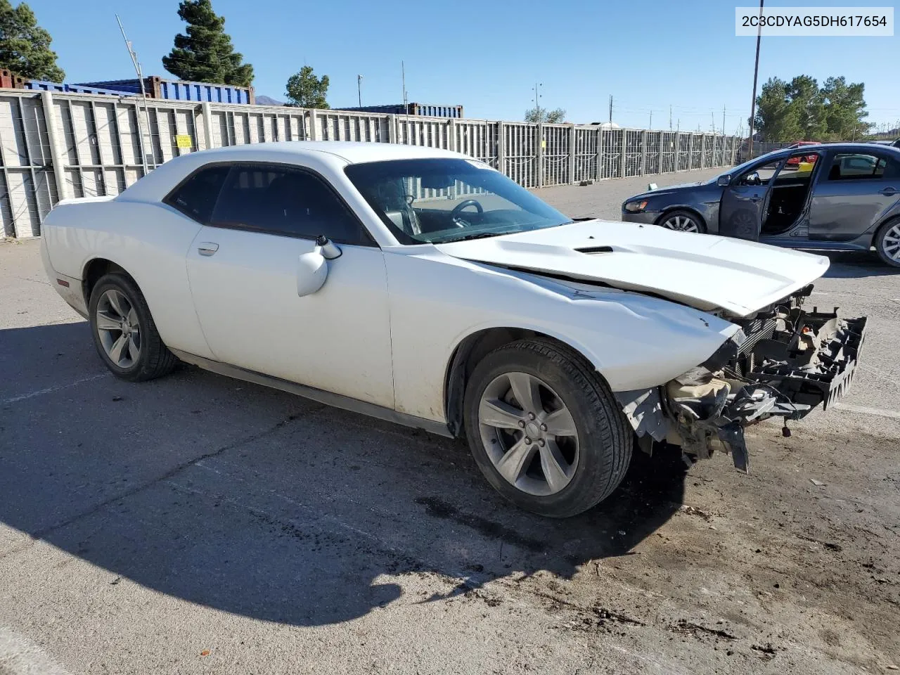 2013 Dodge Challenger Sxt VIN: 2C3CDYAG5DH617654 Lot: 79896434