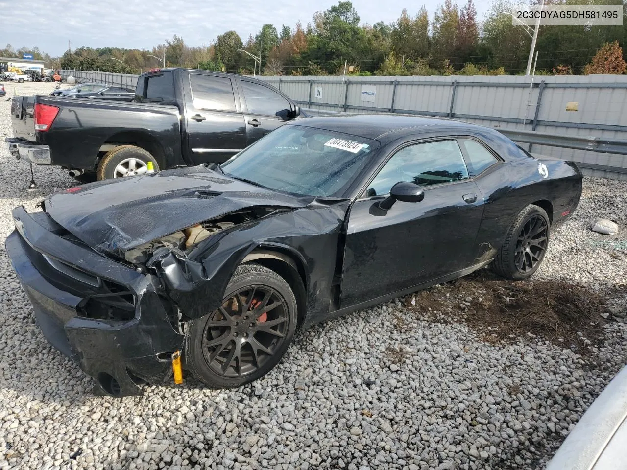 2013 Dodge Challenger Sxt VIN: 2C3CDYAG5DH581495 Lot: 80473924