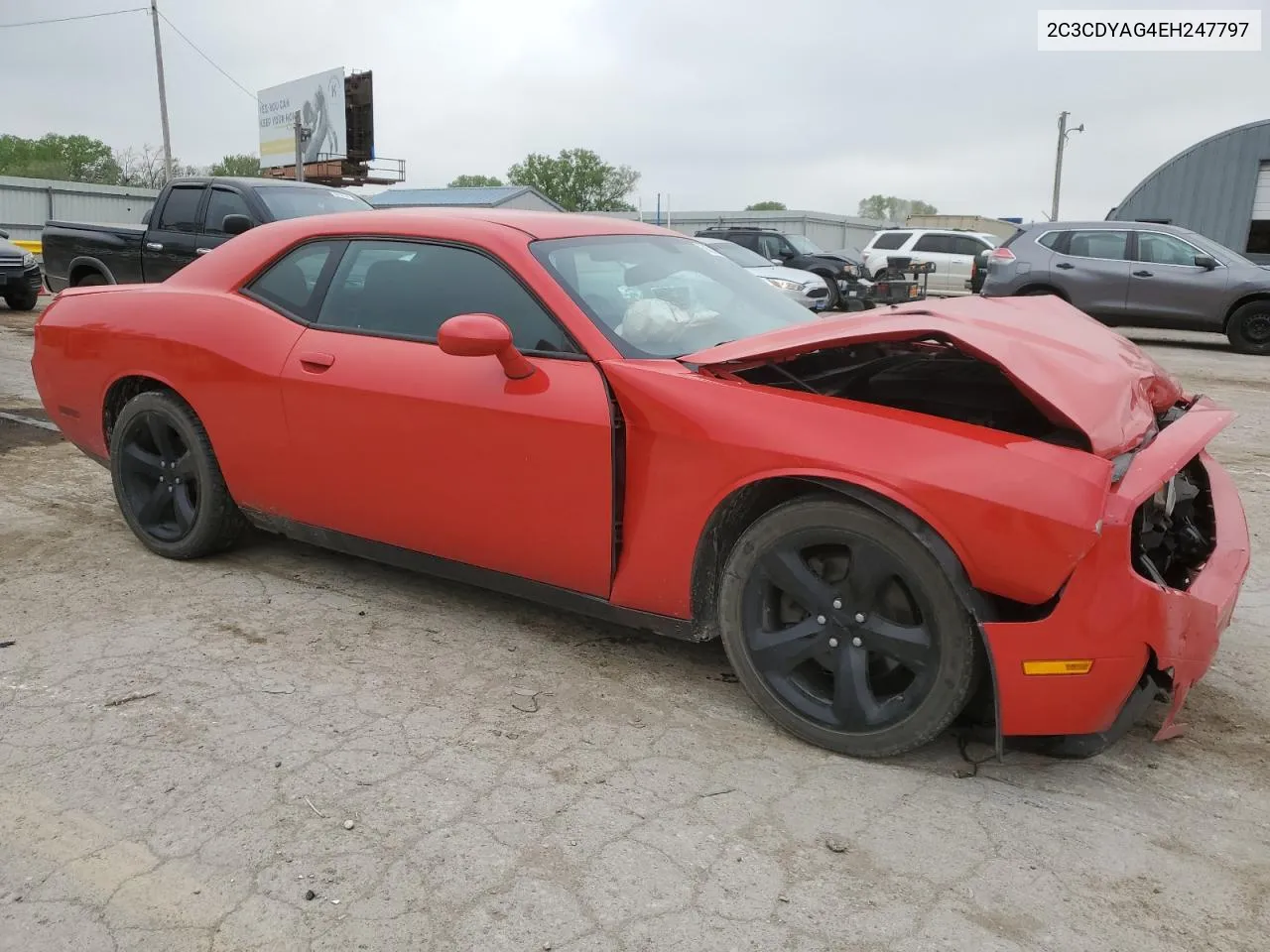 2C3CDYAG4EH247797 2014 Dodge Challenger Sxt