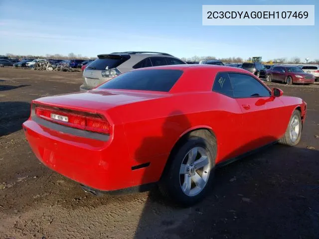 2014 Dodge Challenger Sxt VIN: 2C3CDYAG0EH107469 Lot: 56201824