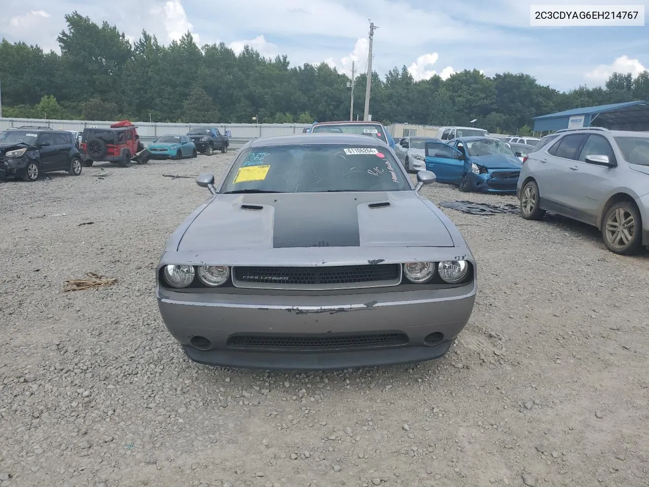 2014 Dodge Challenger Sxt VIN: 2C3CDYAG6EH214767 Lot: 61106264