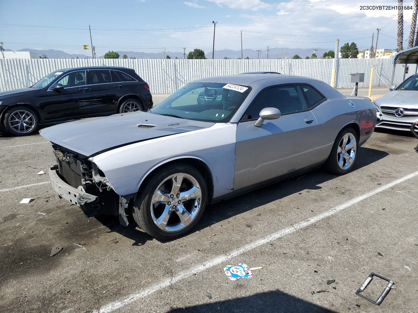 2C3CDYBT2EH101684 2014 Dodge Challenger R/T