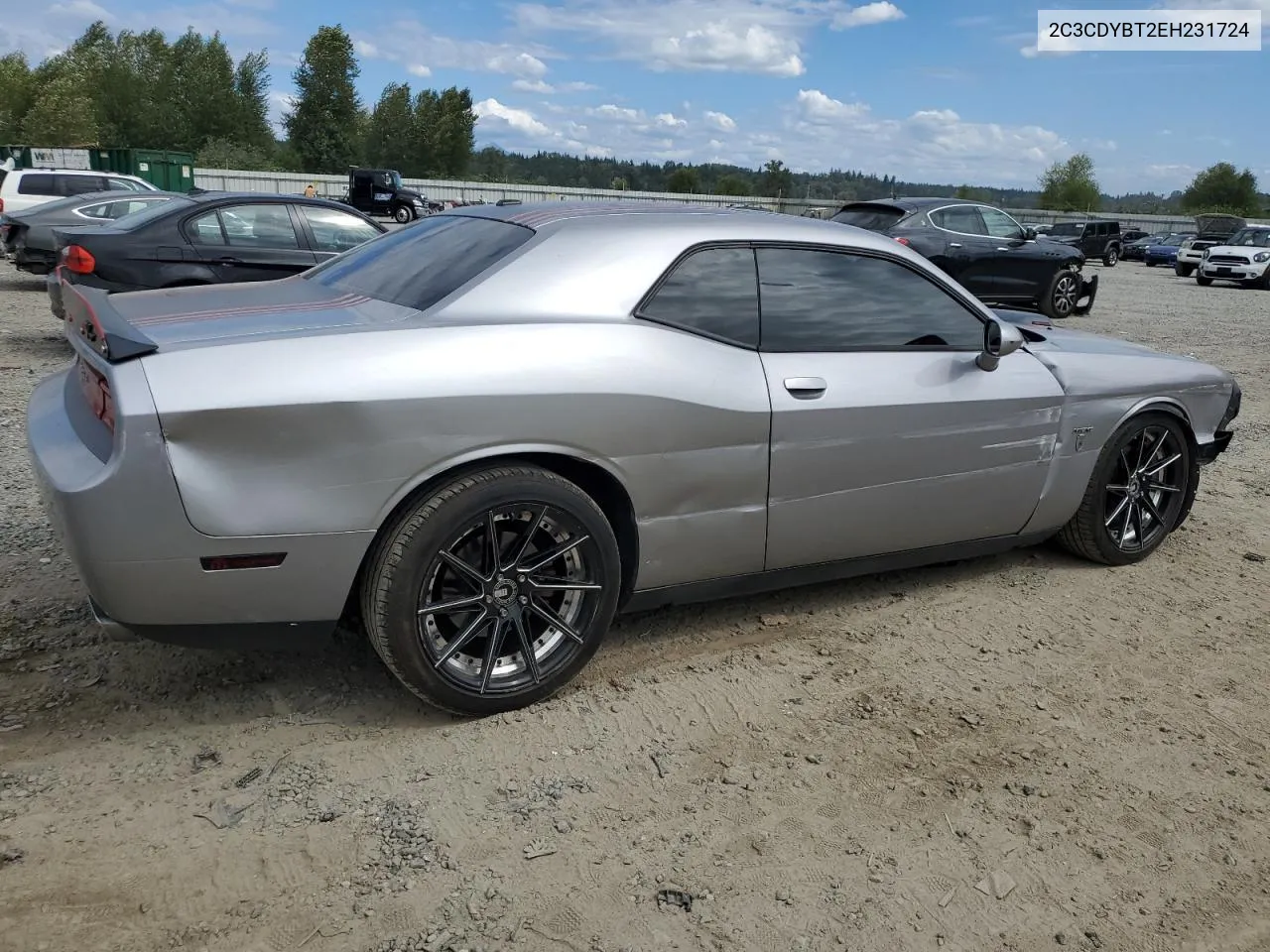 2014 Dodge Challenger R/T VIN: 2C3CDYBT2EH231724 Lot: 64277304