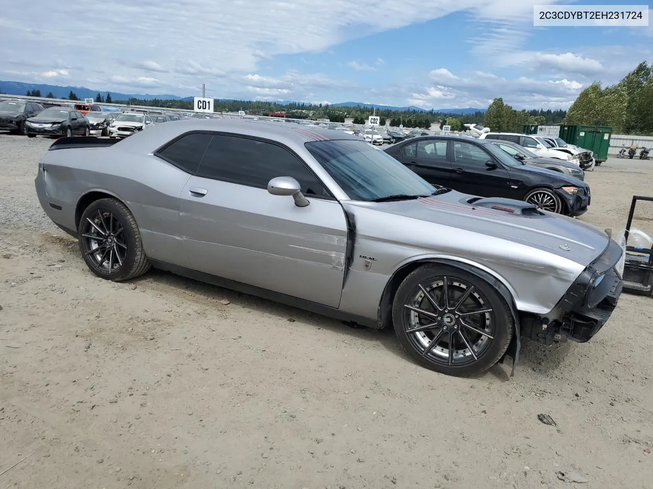 2014 Dodge Challenger R/T VIN: 2C3CDYBT2EH231724 Lot: 64277304