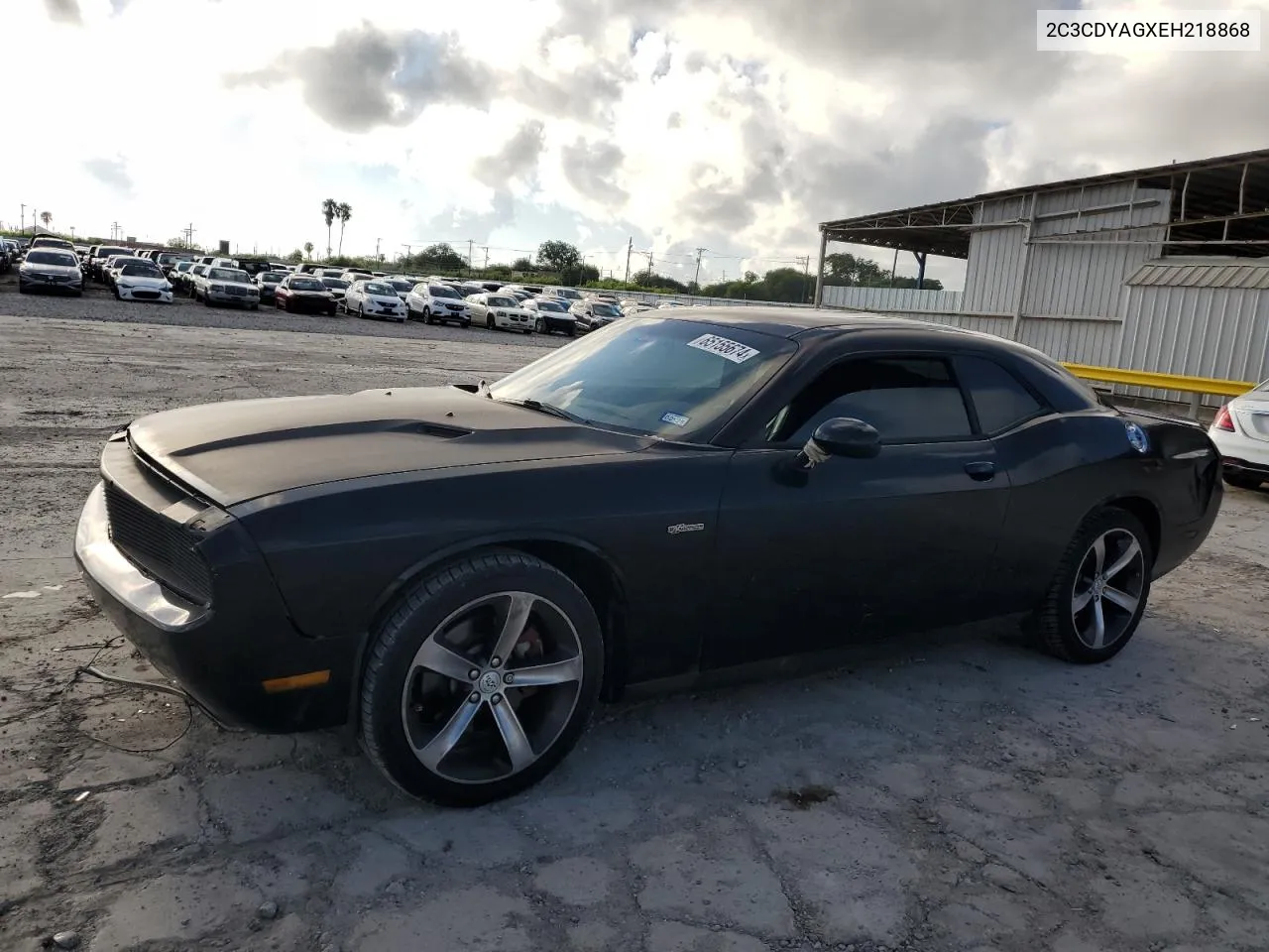 2014 Dodge Challenger Sxt VIN: 2C3CDYAGXEH218868 Lot: 65155674