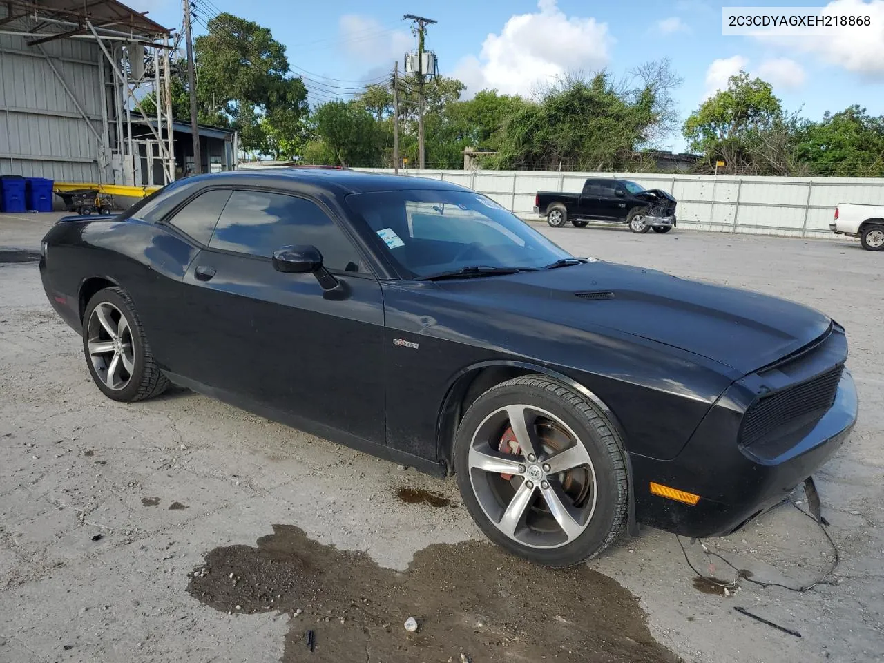 2014 Dodge Challenger Sxt VIN: 2C3CDYAGXEH218868 Lot: 65155674