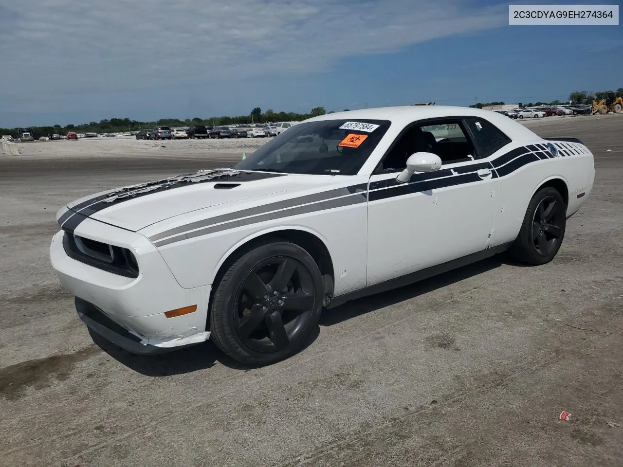 2014 Dodge Challenger Sxt VIN: 2C3CDYAG9EH274364 Lot: 65797584