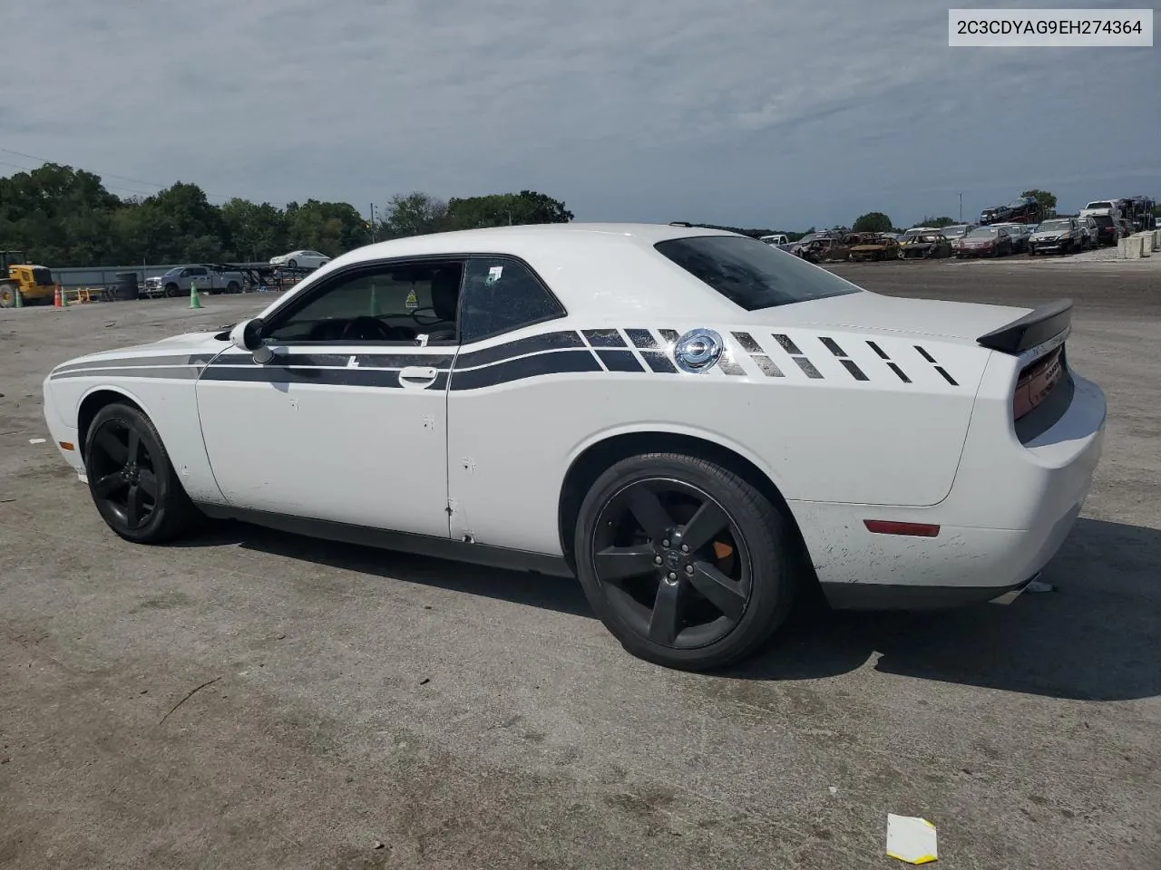 2014 Dodge Challenger Sxt VIN: 2C3CDYAG9EH274364 Lot: 65797584