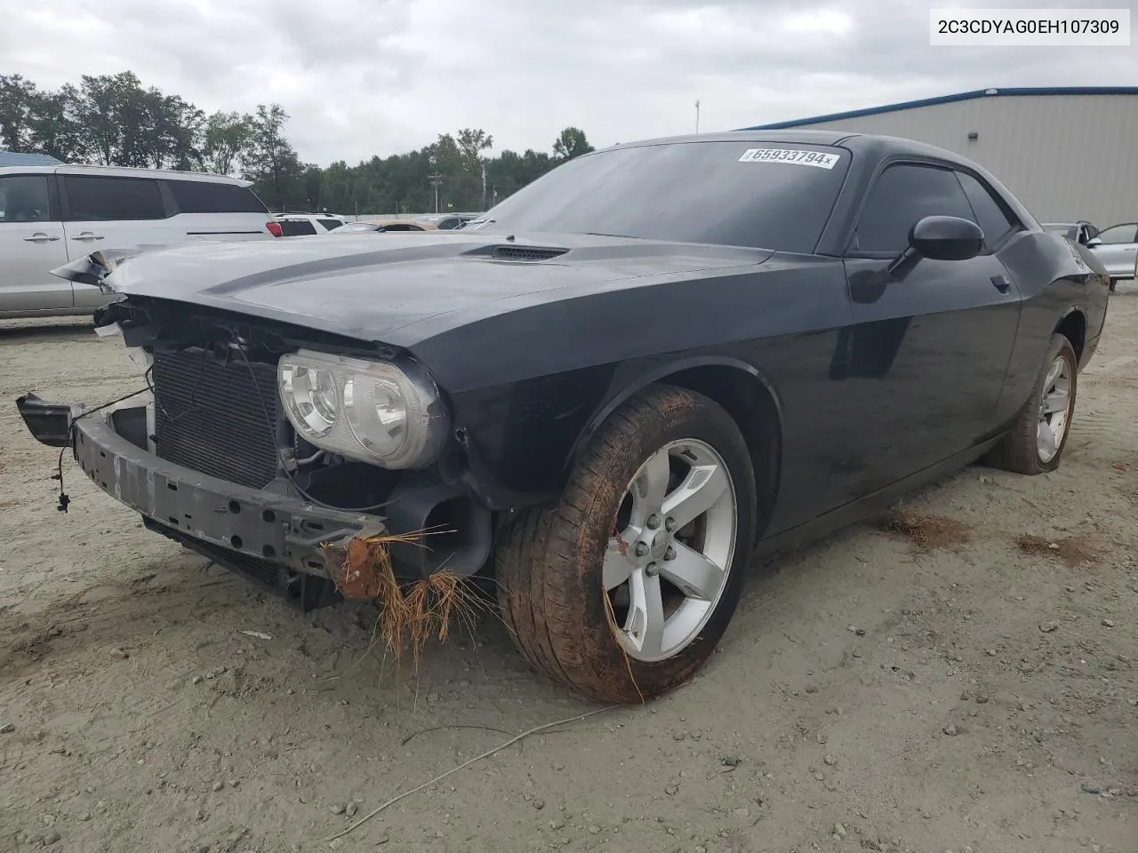 2C3CDYAG0EH107309 2014 Dodge Challenger Sxt