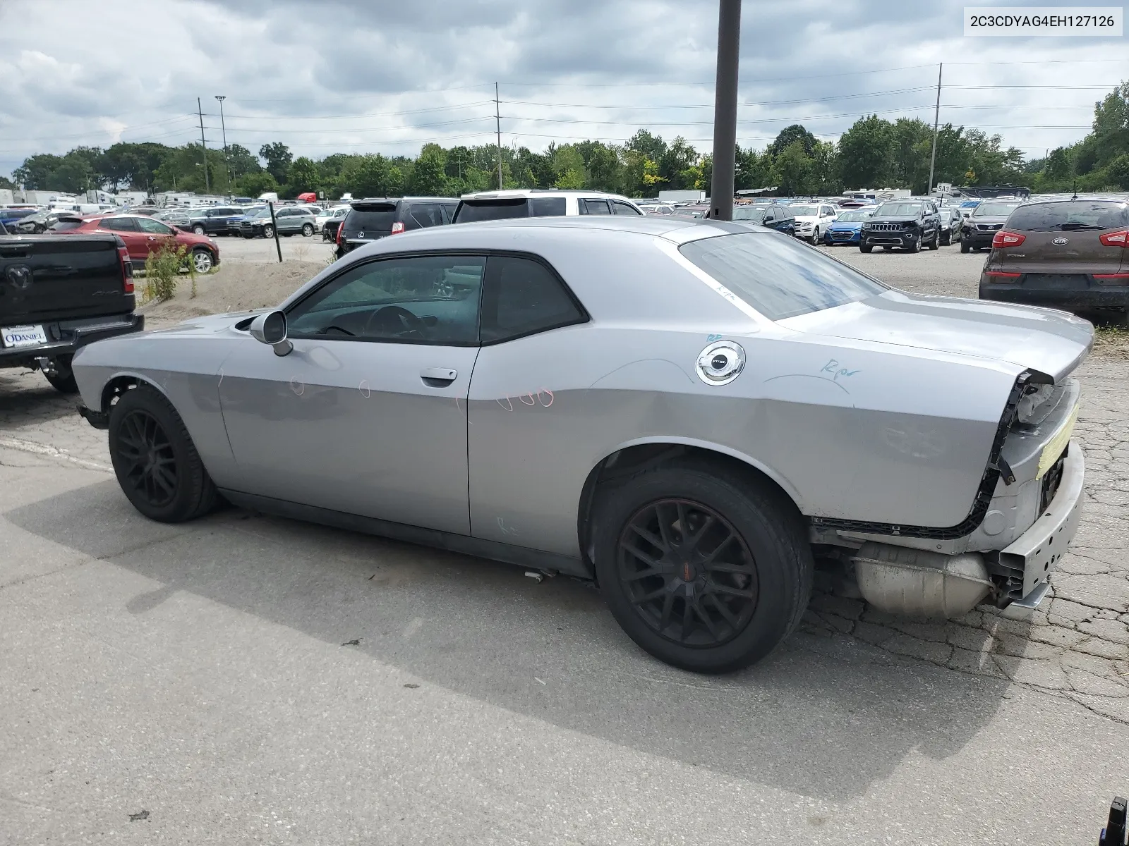 2014 Dodge Challenger Sxt VIN: 2C3CDYAG4EH127126 Lot: 66393224