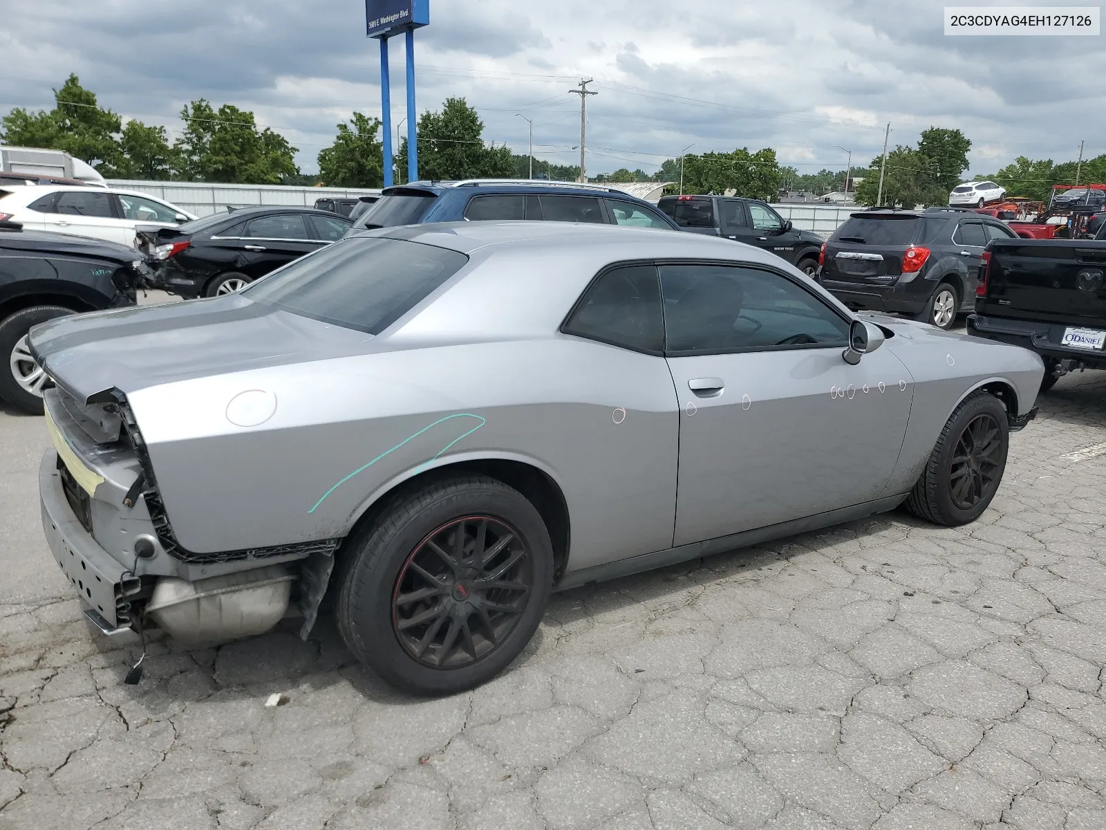 2014 Dodge Challenger Sxt VIN: 2C3CDYAG4EH127126 Lot: 66393224