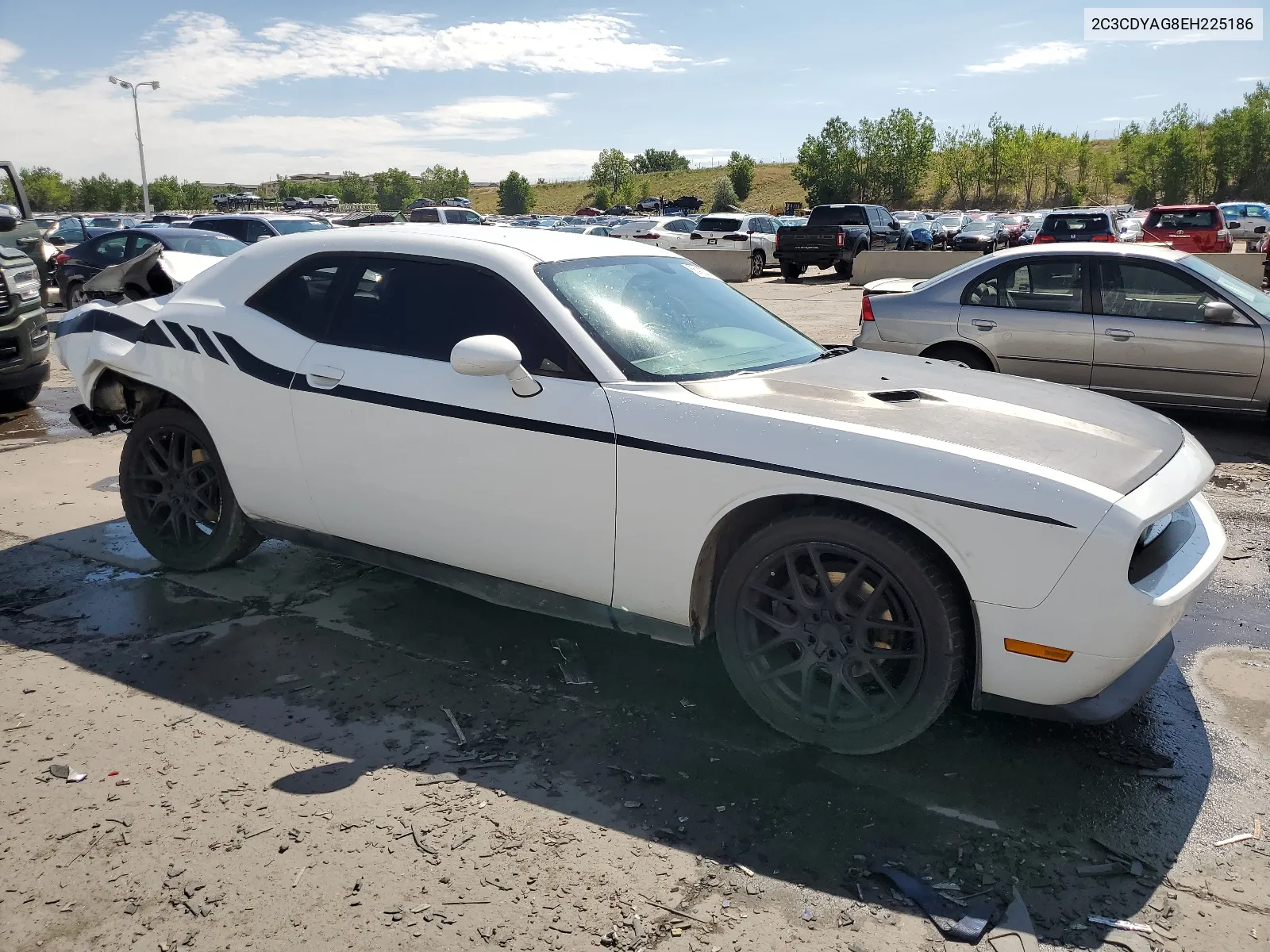 2C3CDYAG8EH225186 2014 Dodge Challenger Sxt