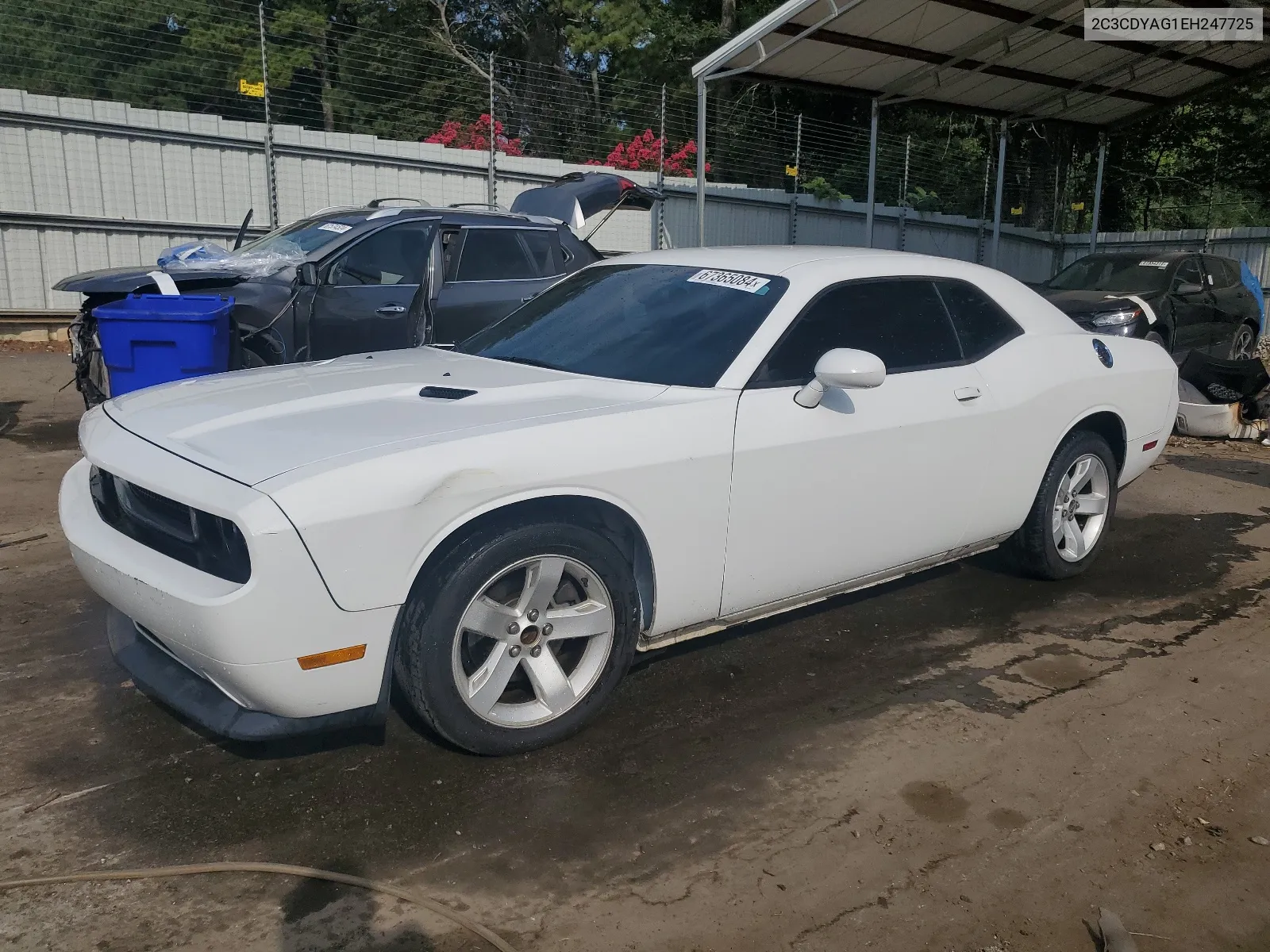 2014 Dodge Challenger Sxt VIN: 2C3CDYAG1EH247725 Lot: 67365084