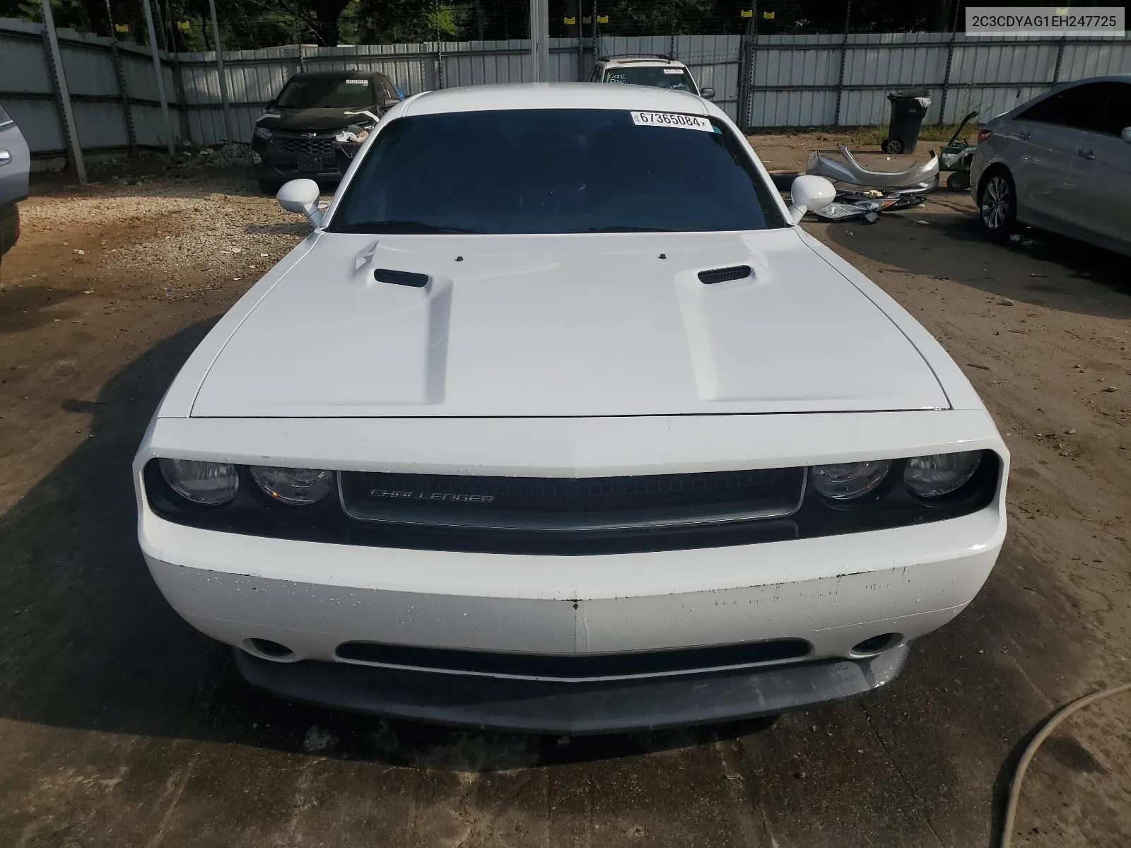 2C3CDYAG1EH247725 2014 Dodge Challenger Sxt