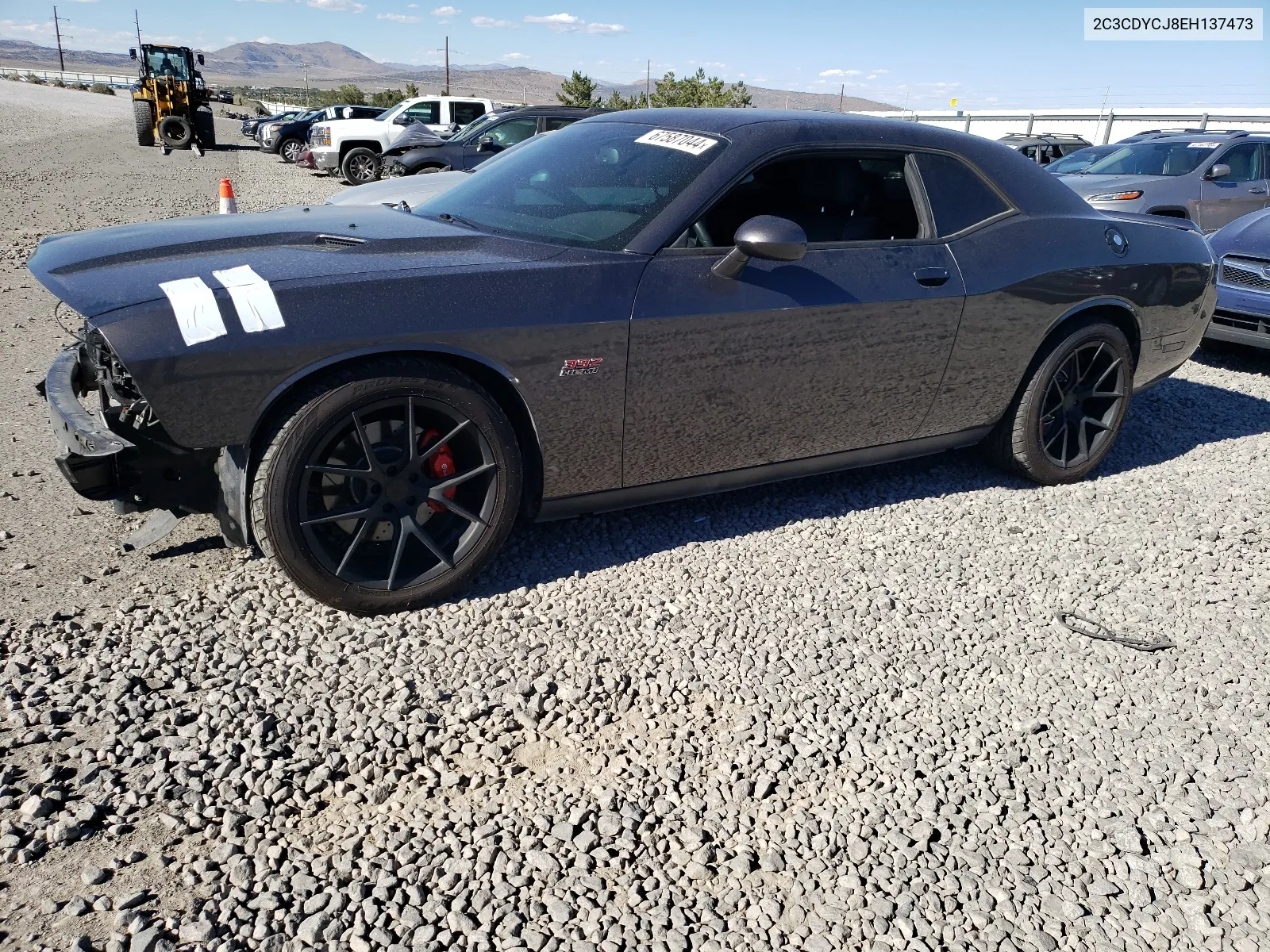 2C3CDYCJ8EH137473 2014 Dodge Challenger Srt-8