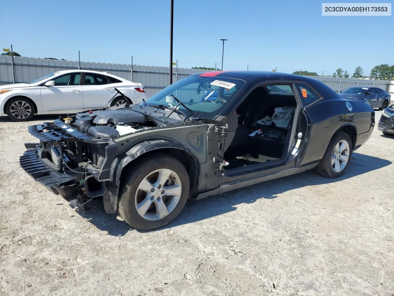 2014 Dodge Challenger Sxt VIN: 2C3CDYAG0EH173553 Lot: 67949444