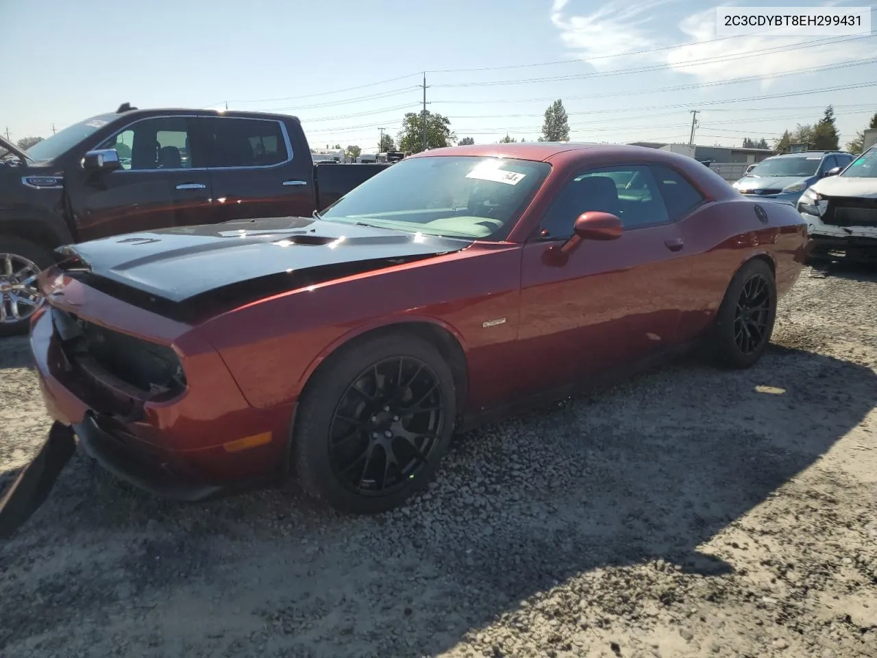 2C3CDYBT8EH299431 2014 Dodge Challenger R/T