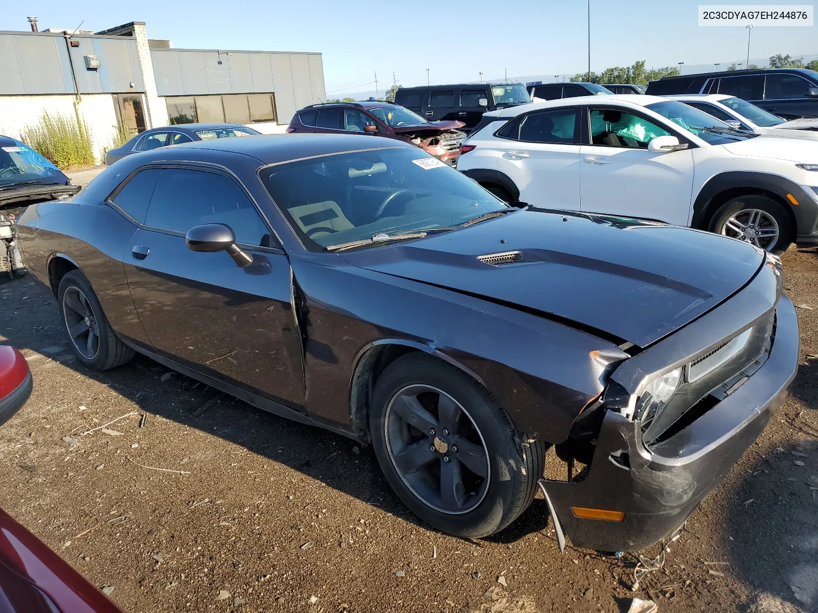 2C3CDYAG7EH244876 2014 Dodge Challenger Sxt