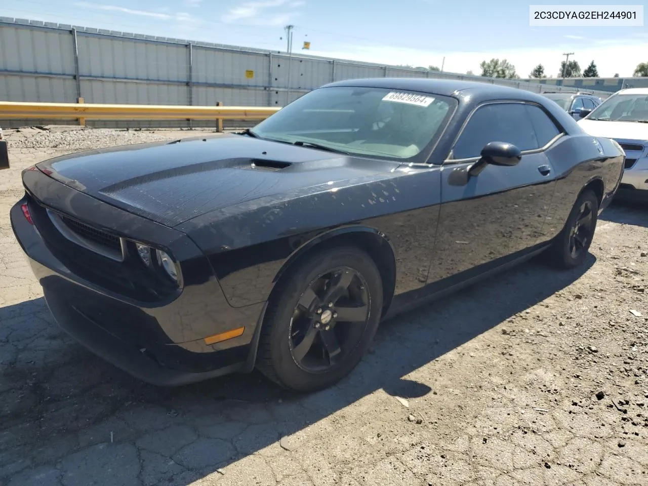 2C3CDYAG2EH244901 2014 Dodge Challenger Sxt