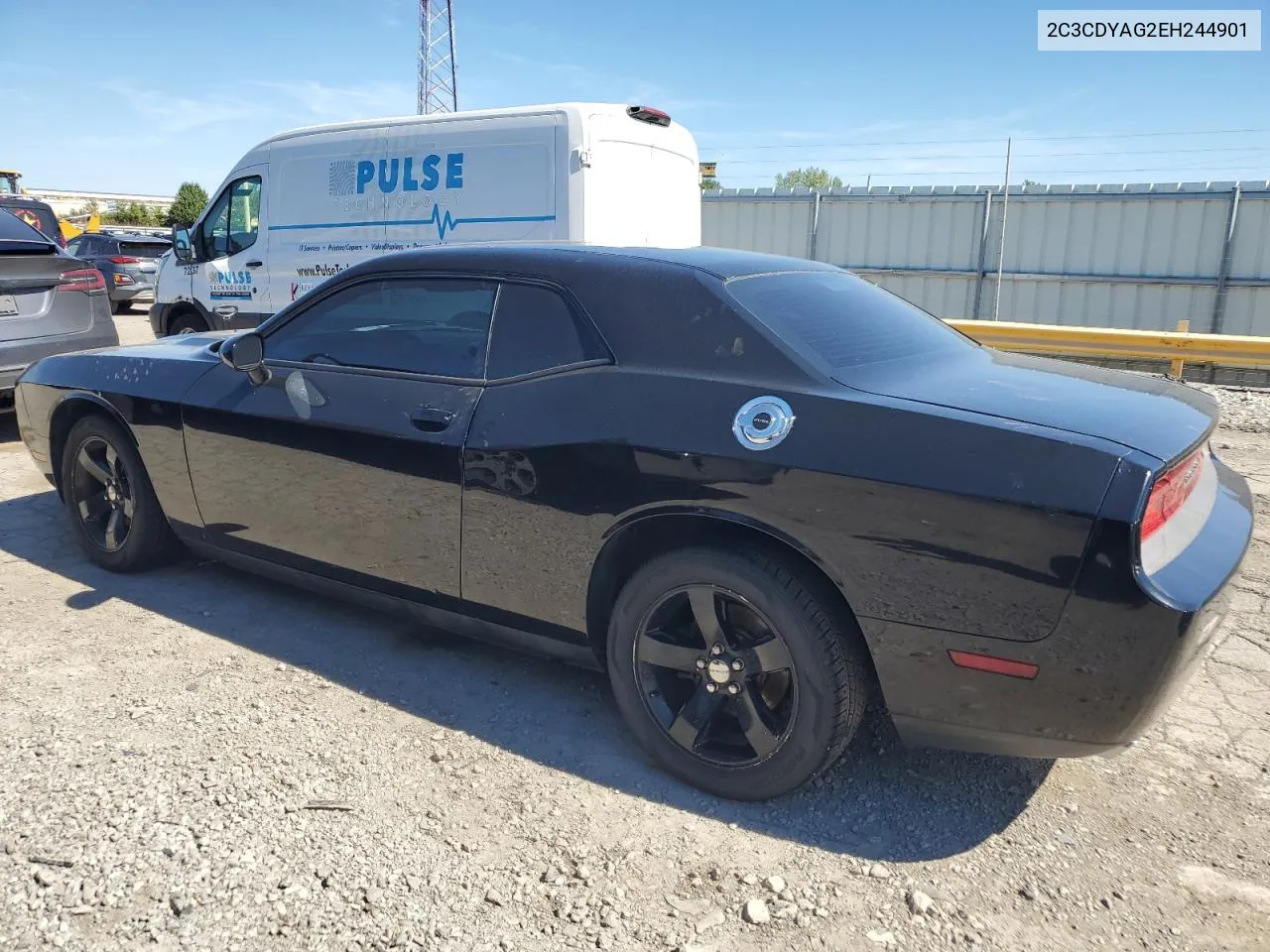 2C3CDYAG2EH244901 2014 Dodge Challenger Sxt