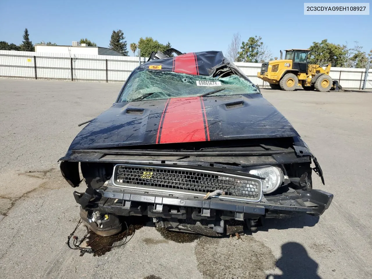 2014 Dodge Challenger Sxt VIN: 2C3CDYAG9EH108927 Lot: 69865674