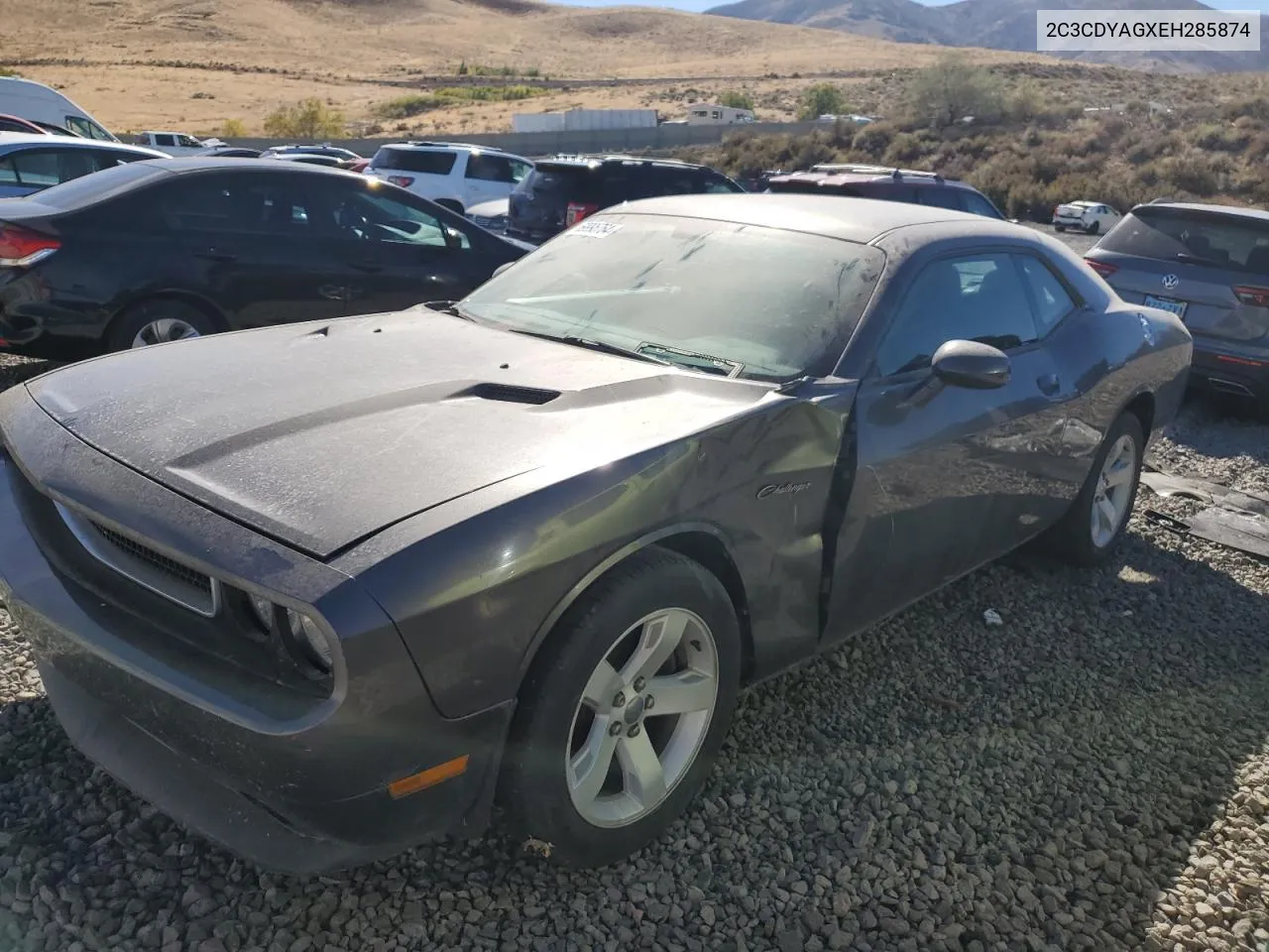 2014 Dodge Challenger Sxt VIN: 2C3CDYAGXEH285874 Lot: 69995764