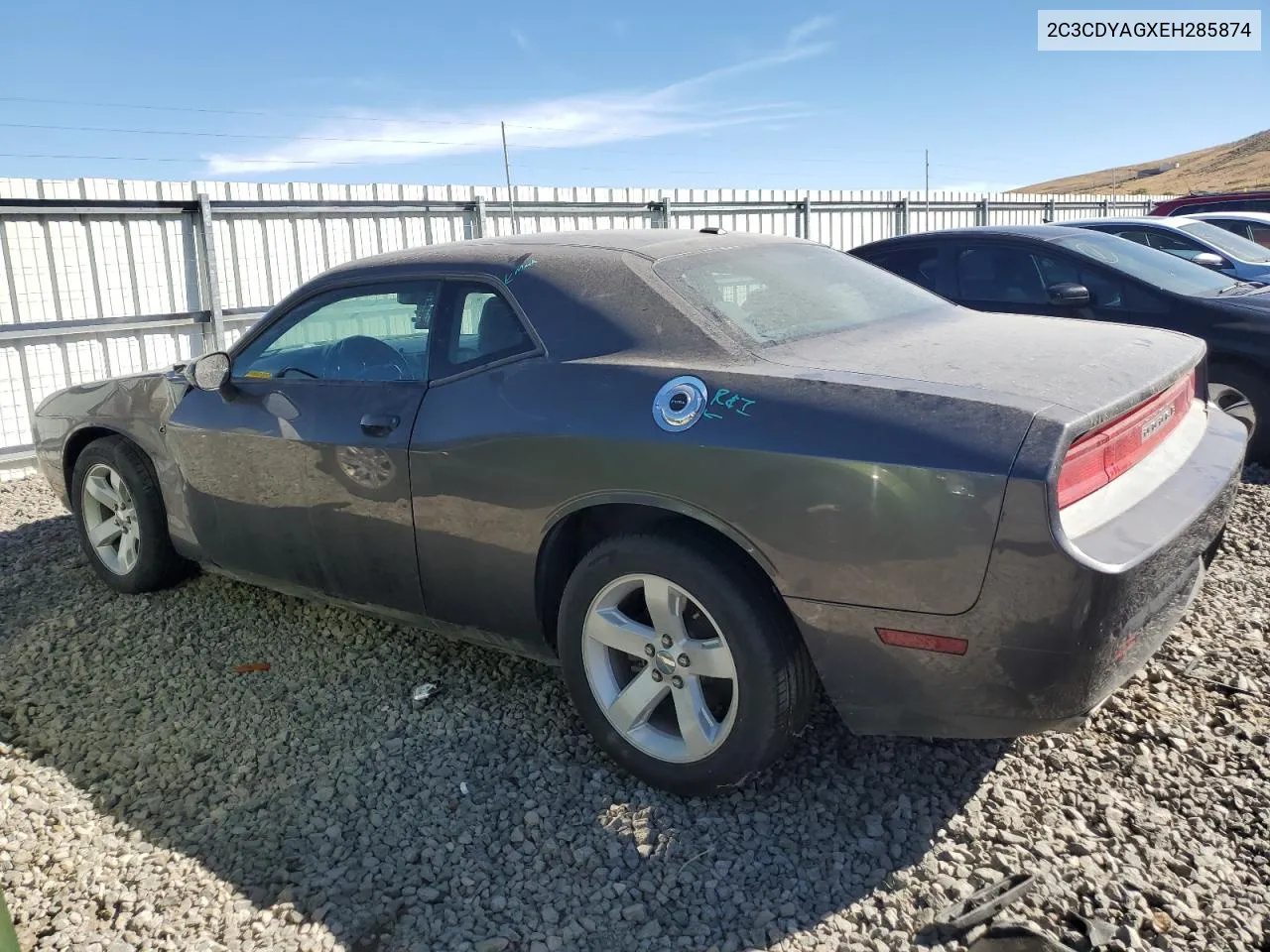 2014 Dodge Challenger Sxt VIN: 2C3CDYAGXEH285874 Lot: 69995764