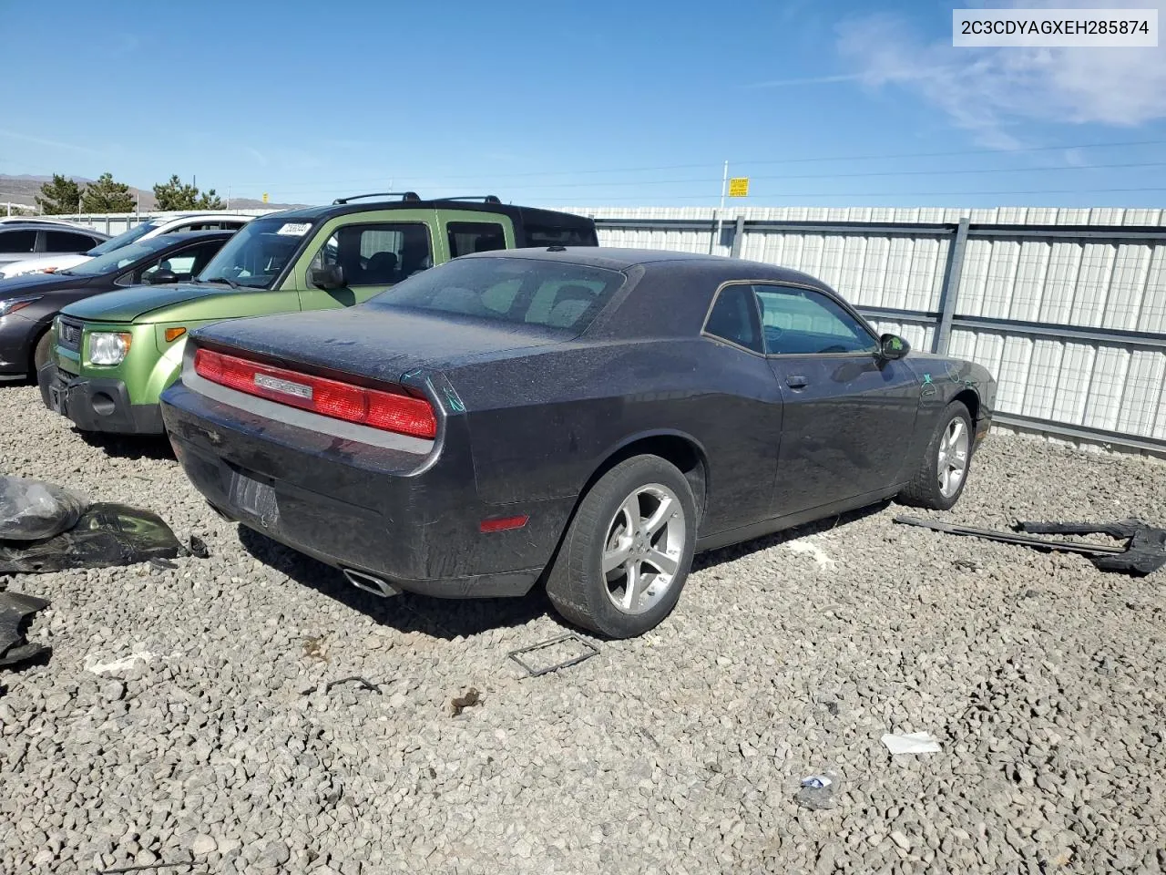 2014 Dodge Challenger Sxt VIN: 2C3CDYAGXEH285874 Lot: 69995764