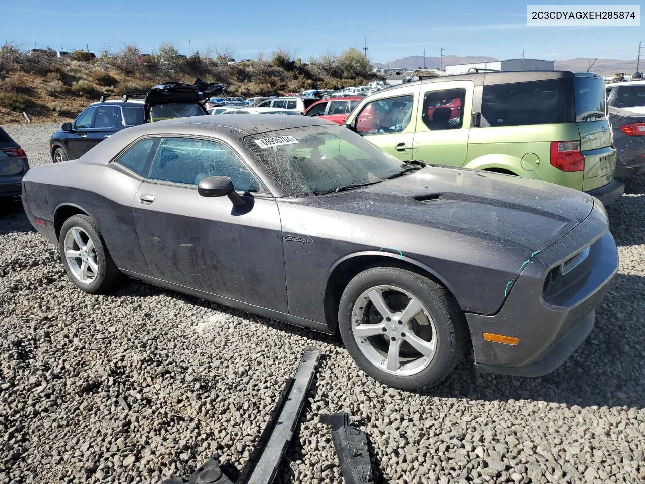 2014 Dodge Challenger Sxt VIN: 2C3CDYAGXEH285874 Lot: 69995764