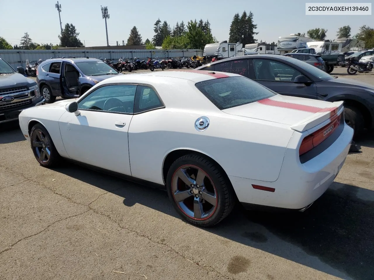 2C3CDYAGXEH139460 2014 Dodge Challenger Sxt