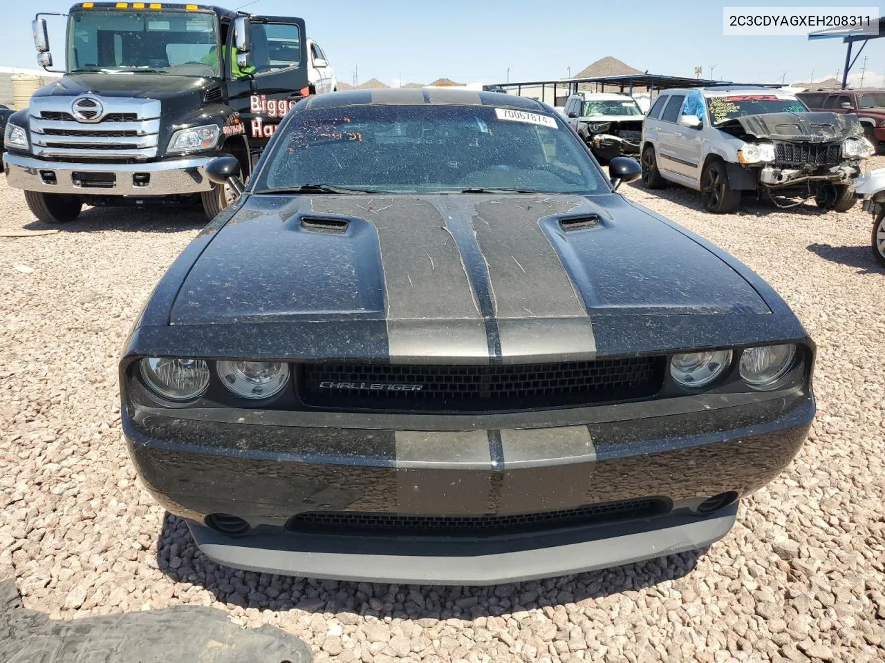 2014 Dodge Challenger Sxt VIN: 2C3CDYAGXEH208311 Lot: 70067874