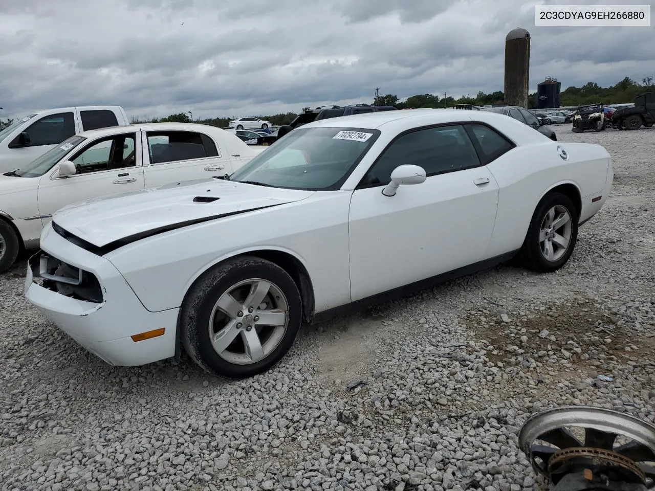 2014 Dodge Challenger Sxt VIN: 2C3CDYAG9EH266880 Lot: 70292794